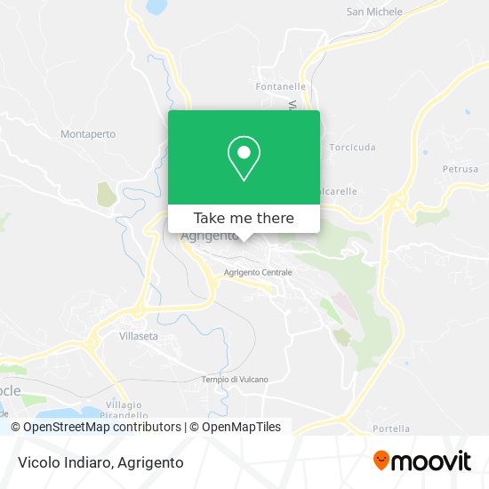 Vicolo Indiaro map