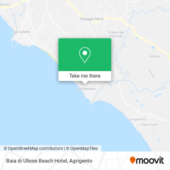 Baia di Ulisse Beach Hotel map