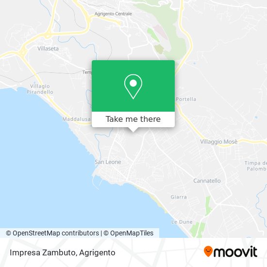 Impresa Zambuto map