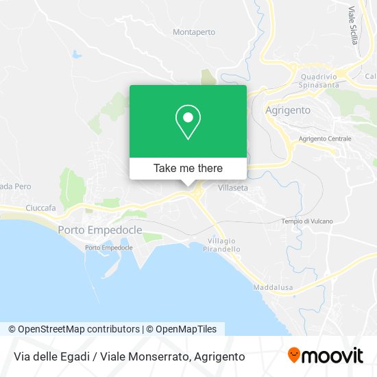 Via delle Egadi / Viale Monserrato map