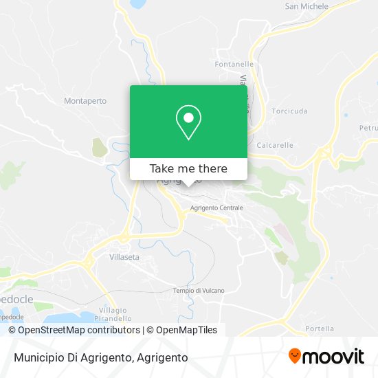 Municipio Di Agrigento map