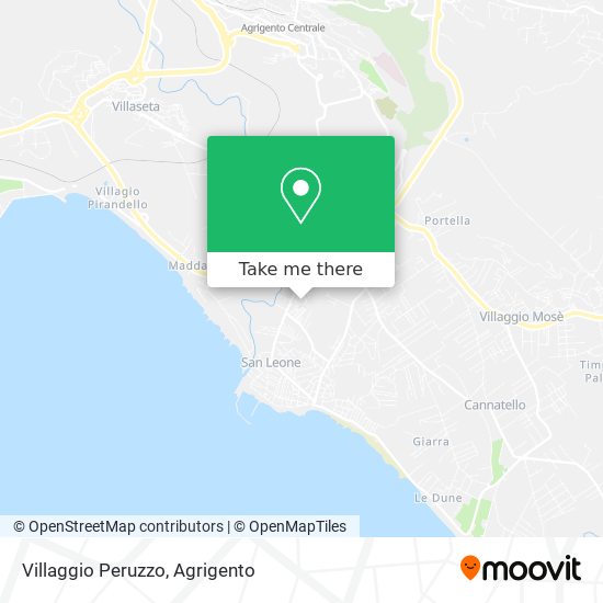 Villaggio Peruzzo map