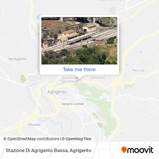 Stazione Di Agrigento Bassa map