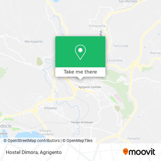 Hostel Dimora map