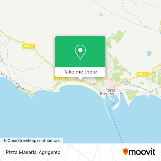 Pizza Maseria map