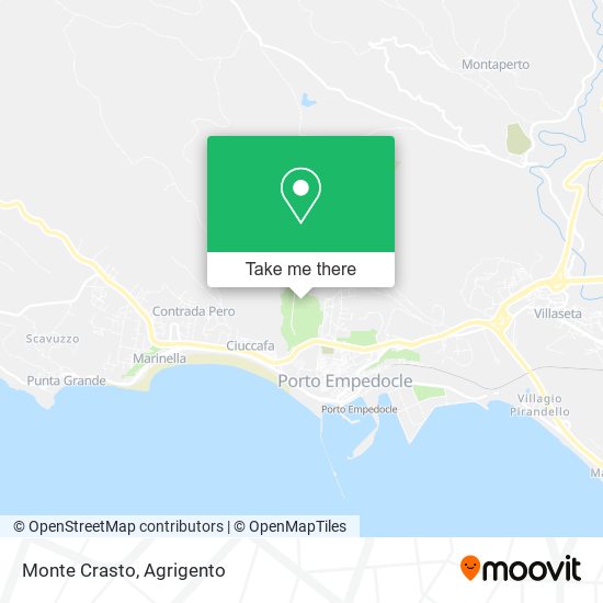 Monte Crasto map