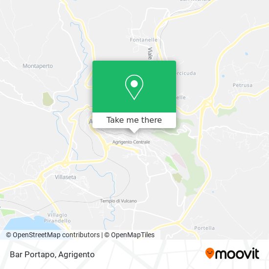 Bar Portapo map