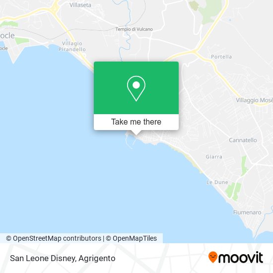 San Leone Disney map