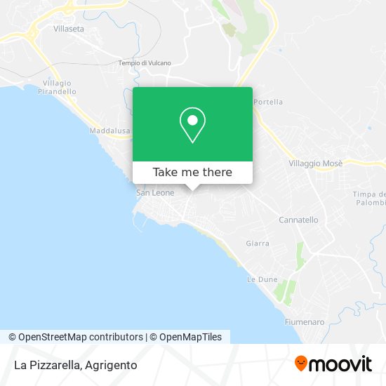 La Pizzarella map