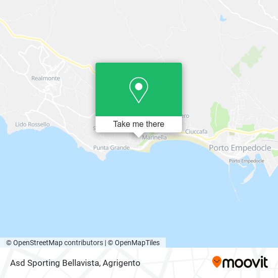 Asd Sporting Bellavista map