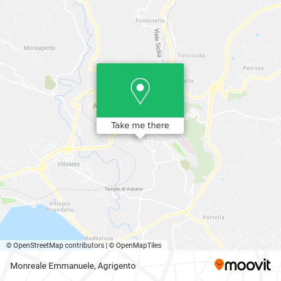 Monreale Emmanuele map