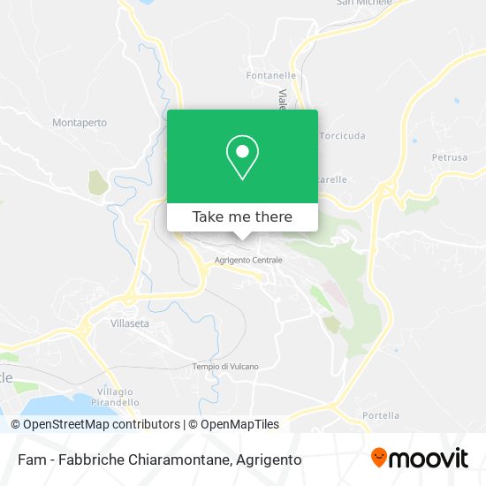 Fam - Fabbriche Chiaramontane map