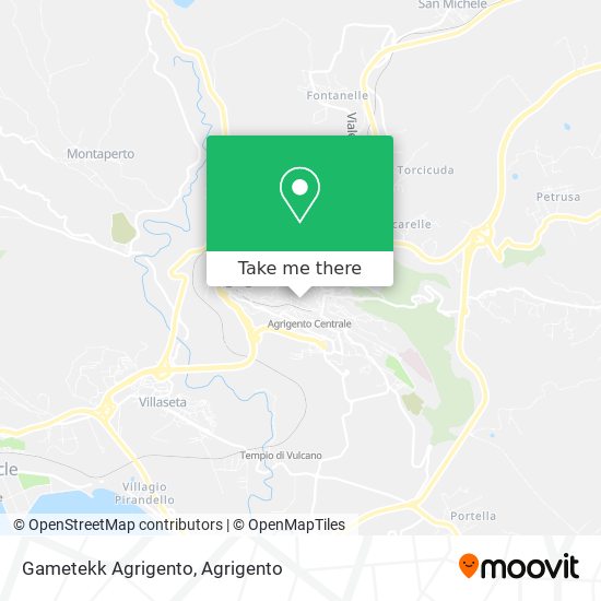 Gametekk Agrigento map