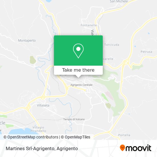 Martines Srl-Agrigento map