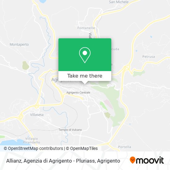 Allianz, Agenzia di Agrigento - Pluriass map