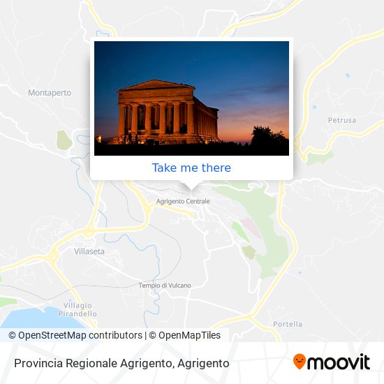 Provincia Regionale Agrigento map