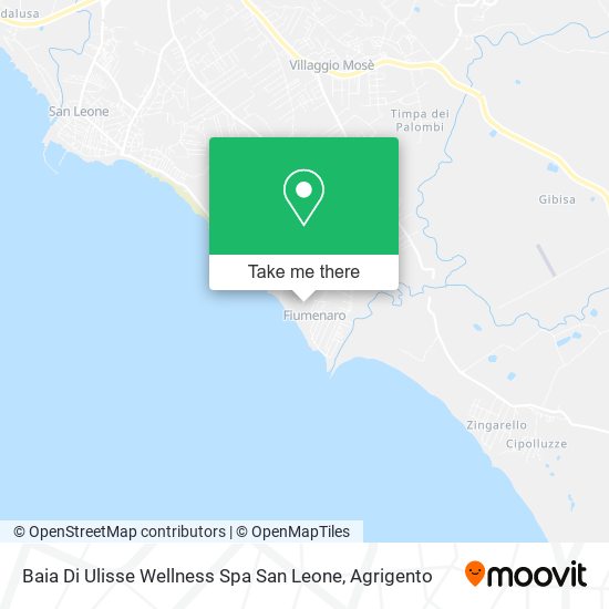 Baia Di Ulisse Wellness Spa San Leone map