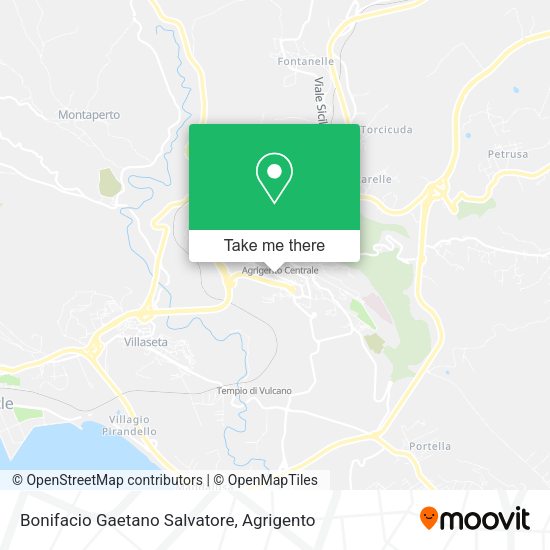 Bonifacio Gaetano Salvatore map