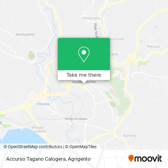 Accurso Tagano Calogera map