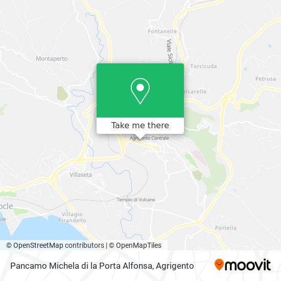 Pancamo Michela di la Porta Alfonsa map