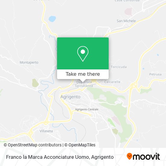 Franco la Marca Acconciature Uomo map
