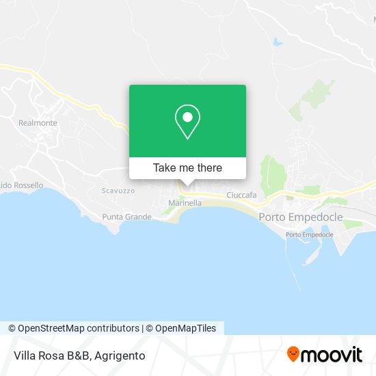 Villa Rosa B&B map
