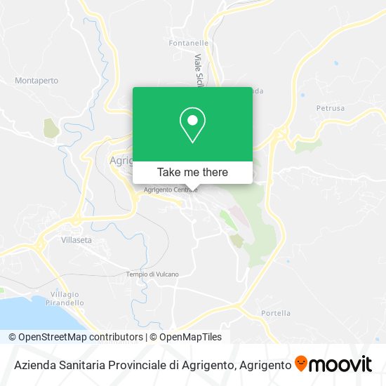 Azienda Sanitaria Provinciale di Agrigento map