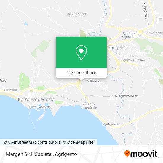 Margen S.r.l. Societa. map