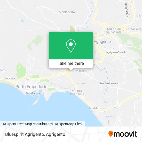 Bluespirit Agrigento map