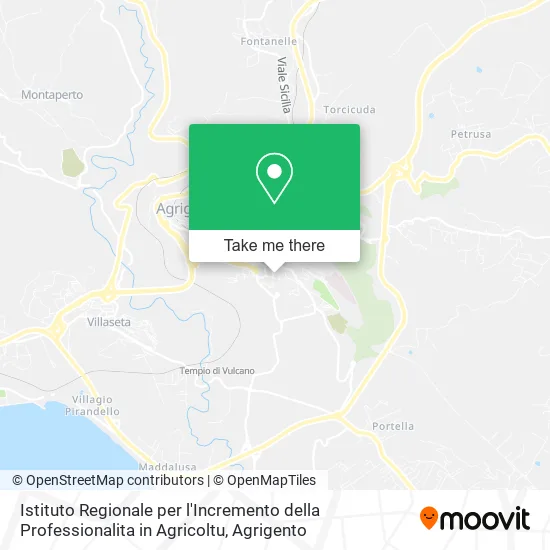 Istituto Regionale per l'Incremento della Professionalita in Agricoltu map