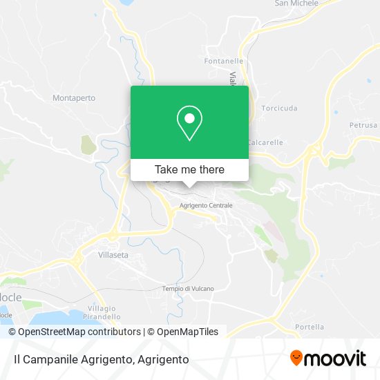 Il Campanile Agrigento map