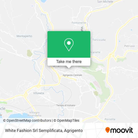 White Fashion Srl Semplificata map