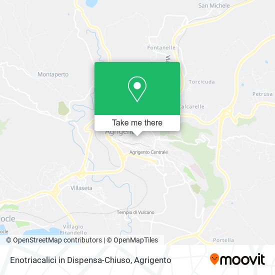 Enotriacalici in Dispensa-Chiuso map