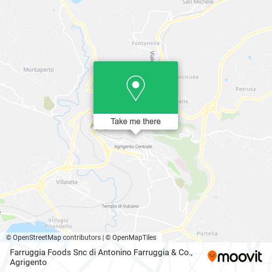 Farruggia Foods Snc di Antonino Farruggia & Co. map