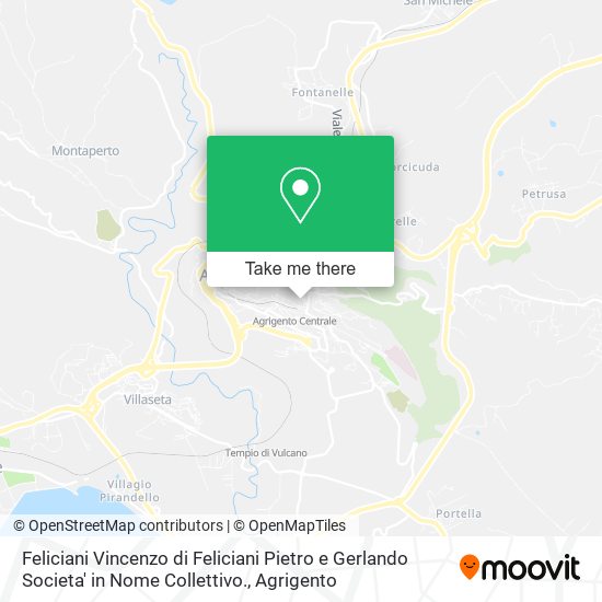 Feliciani Vincenzo di Feliciani Pietro e Gerlando Societa' in Nome Collettivo. map