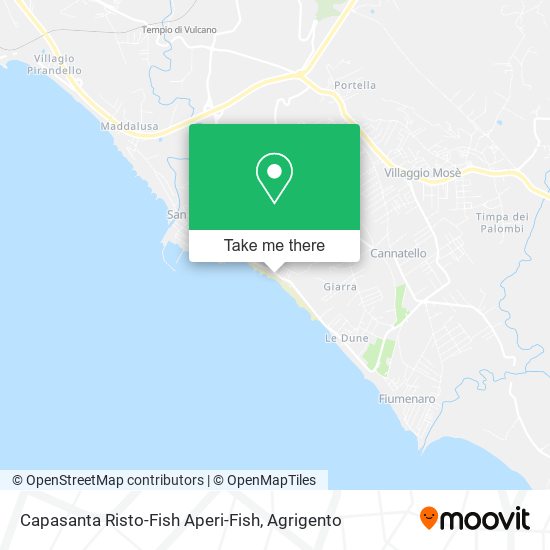 Capasanta Risto-Fish Aperi-Fish map