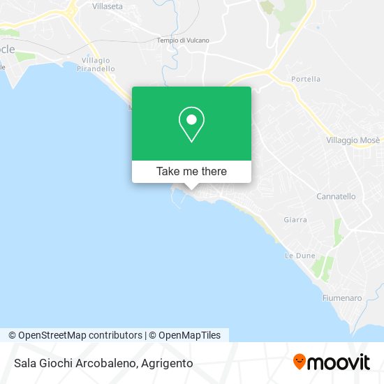 Sala Giochi Arcobaleno map