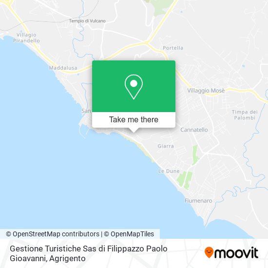 Gestione Turistiche Sas di Filippazzo Paolo Gioavanni map