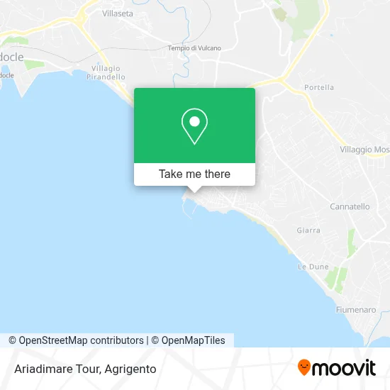 Ariadimare Tour map