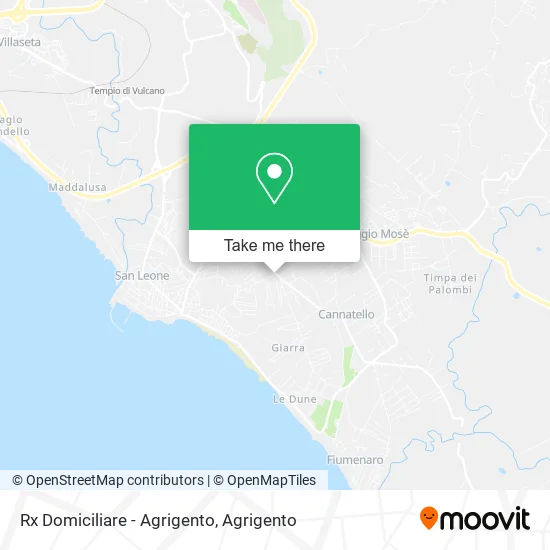 Rx Home Care - Agrigento map