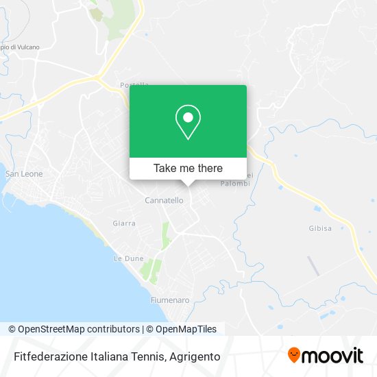 Fitfederazione Italiana Tennis map
