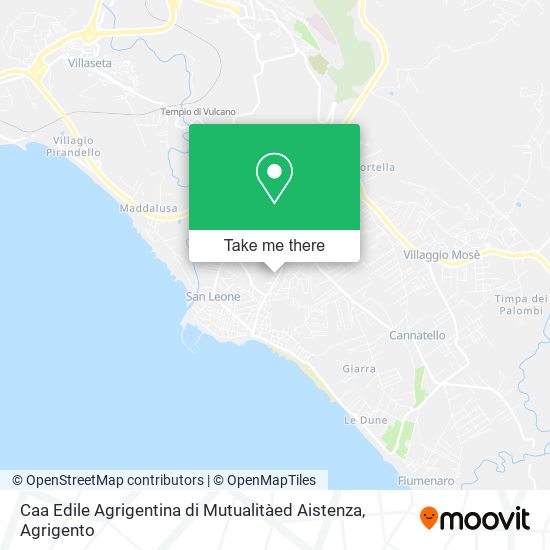 Caa Edile Agrigentina di Mutualitàed Aistenza map