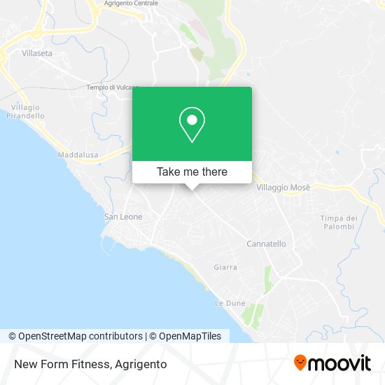 New Form Fitness map