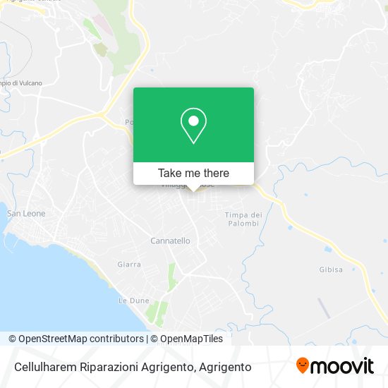 Cellulharem Riparazioni Agrigento map