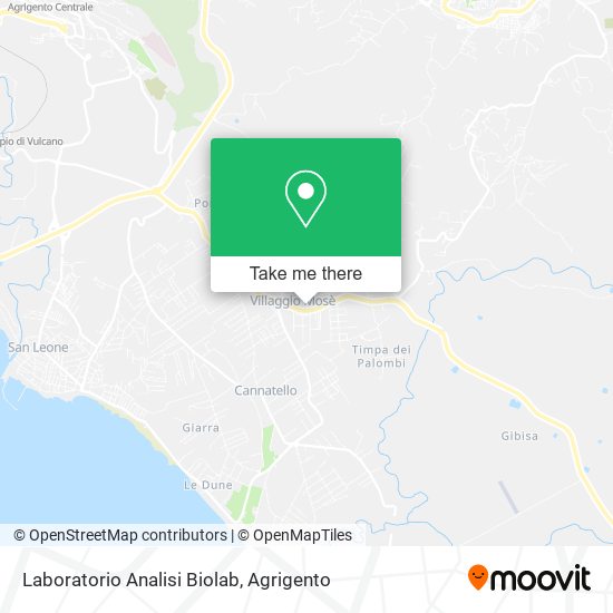 Laboratorio Analisi Biolab map