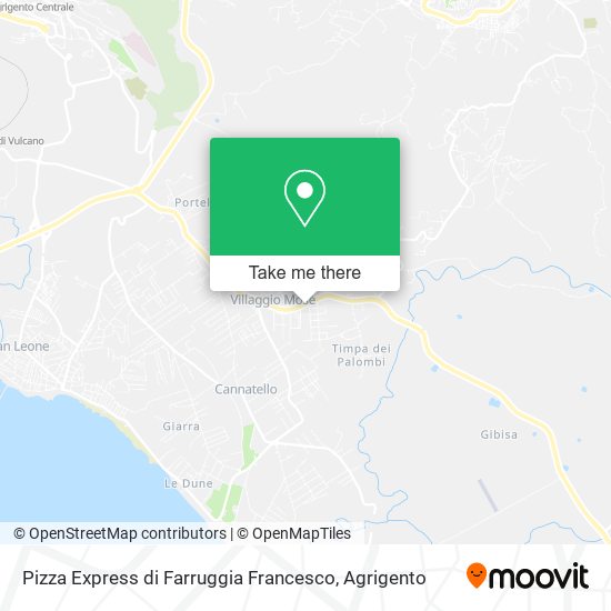 Pizza Express di Farruggia Francesco map