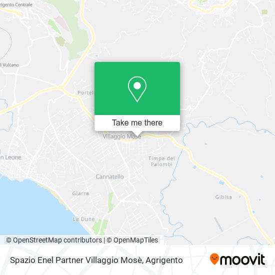 Spazio Enel Partner Villaggio Mosè map