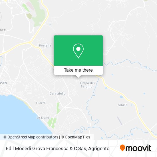 Edil Mosedi Grova Francesca & C.Sas map