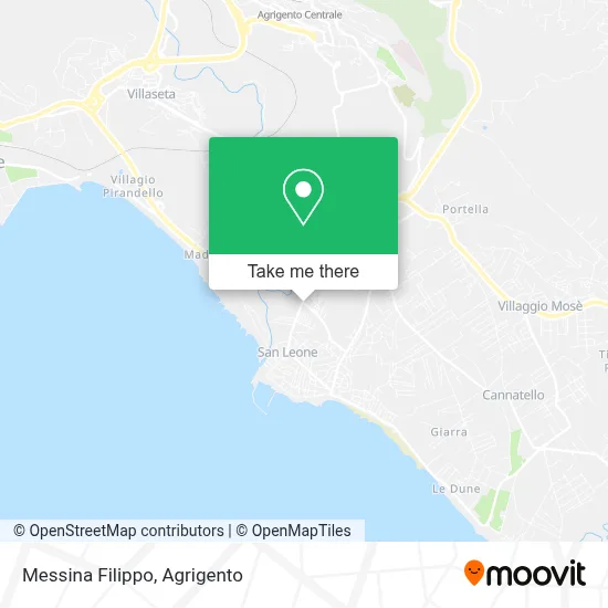 Messina Filippo map