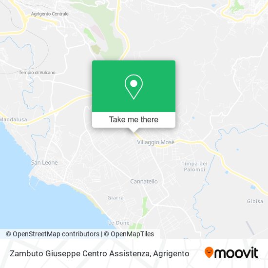Zambuto Giuseppe Centro Assistenza map
